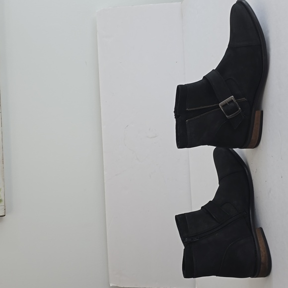 Bar III Men's Chelse Ankle Black Leather Suede Boots Buckle Zip Details Size 10 - Picture 17 of 17